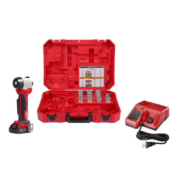 Milwaukee M18 18-Volt Lithium-Ion Cordless Cable Stripper Kit for Cu THHN/XHHW Wire