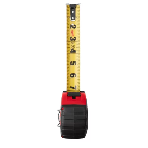 Milwaukee 25 ft. x 1.3 in. Gen II STUD Magnetic Tape Measure with 17 ft. Reach