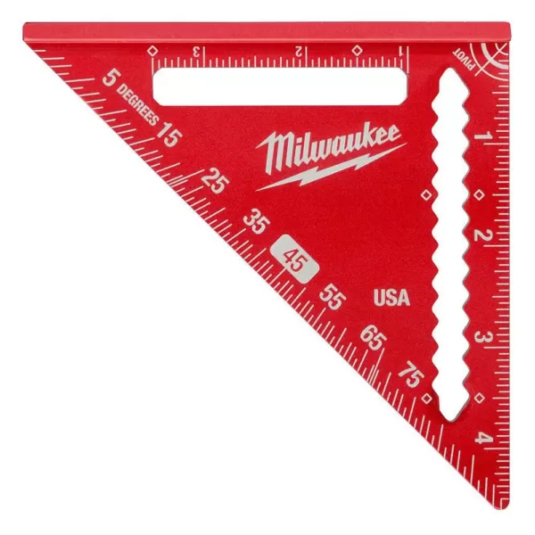 Milwaukee 25 ft. x 1.3 in. Gen II STUD Magnetic Tape Measure with 14 ft. Standout and 4-1/2 in. Trim Square