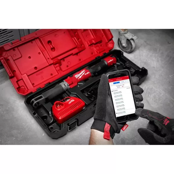 Milwaukee M12 FUEL ONE-KEY 12-Volt Lithium-Ion Brushless Cordless 3/8 in. Digital Torque Wrench (Tool-Only)