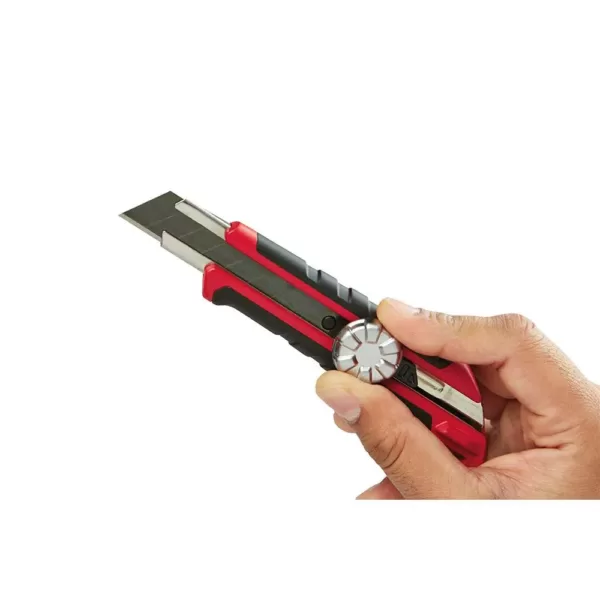 Milwaukee 25 mm Snap Off Knife with Metal Lock and Precision Cut Blade