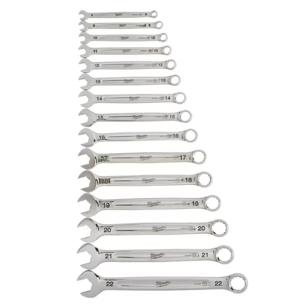 Milwaukee Combination Metric Wrench Mechanics Tool Set & Hook and Pick Set (19-Piece)