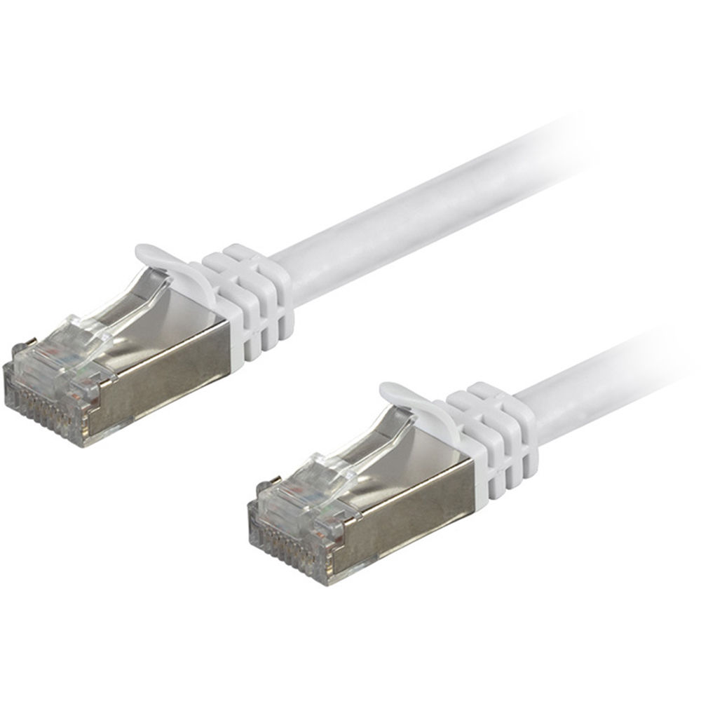 Monoprice Entegrade Cat7 S/FTP Double-Shielded Ethernet Patch Cable (5', White)