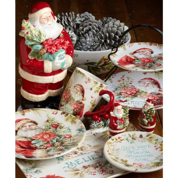 Certified International Christmas Story 16-Piece Multicolored Earthenware Dinnerware Set (Service for 4)