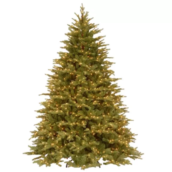 National Tree Company 7-1/2 ft. Feel Real Nordic Spruce Hinged Artificial Christmas Tree with 1000 Clear Lights