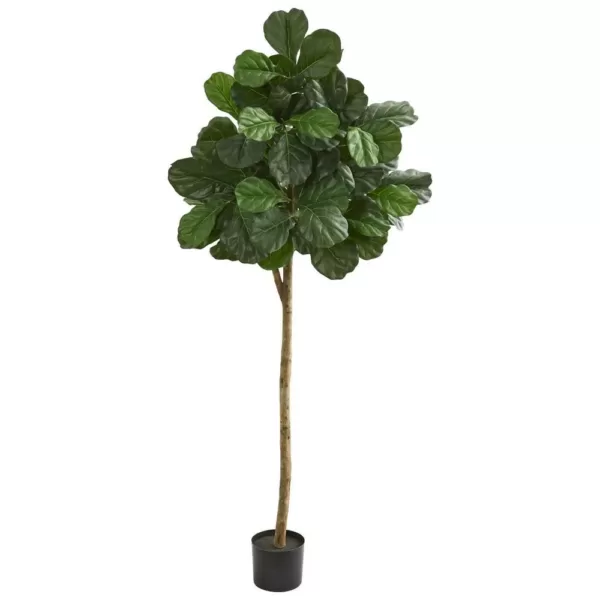 Nearly Natural Indoor 6 in. Fiddle leaf fig Artificial Tree