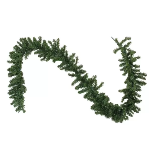 Northlight 108 in. B/O Pre-Lit LED Canadian Pine Artificial Christmas Garland with Timer