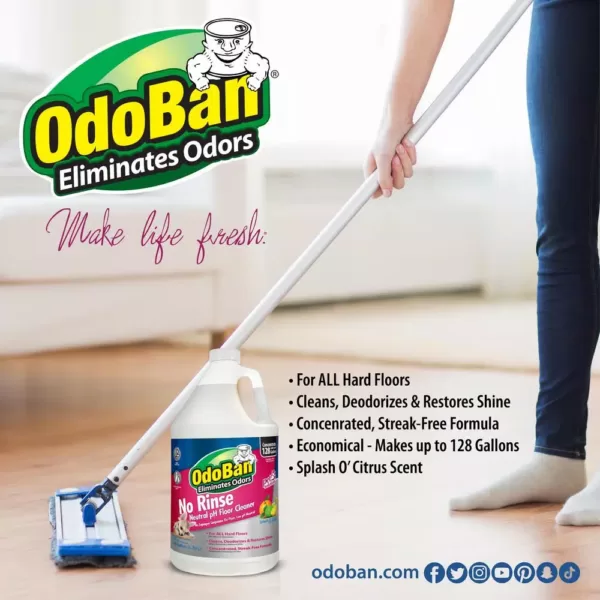 OdoBan 128 oz. No-Rinse Neutral pH Floor Cleaner