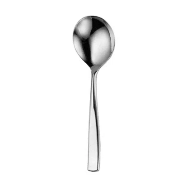 Oneida Tidal 18/0 Stainless Steel Round Bowl Soup Spoons (Set of 12)