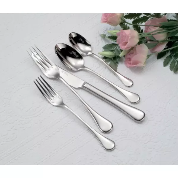 Oneida Puccini 18/10 Stainless Steel Table Forks, European Size (Set of 12)