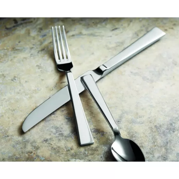 Oneida Fulcrum 18/10 Stainless Steel Dinner Forks, European Size (Set of 12)