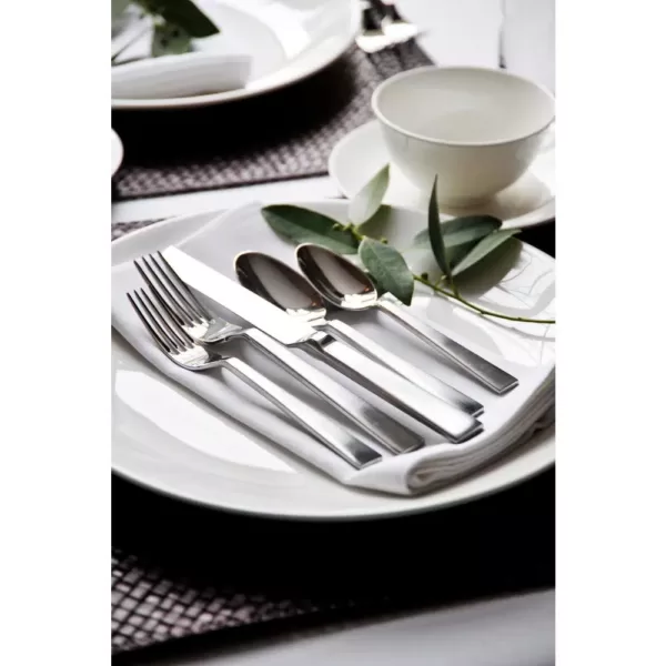 Oneida Fulcrum 18/10 Stainless Steel Dinner Forks, European Size (Set of 12)