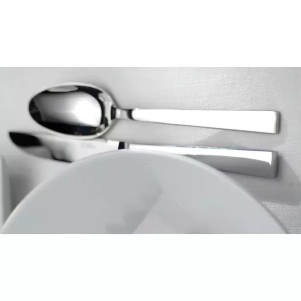 Oneida Fulcrum 18/10 Stainless Steel Banquet Spoons, Pierced (Set of 12)