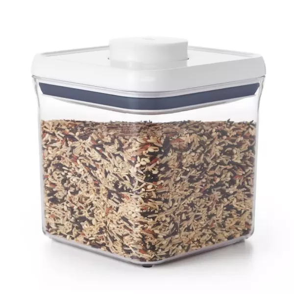 OXO Good Grips 2.4 Qt. POP Container with Lid – Stackable Airtight Food Storage for Rice and More
