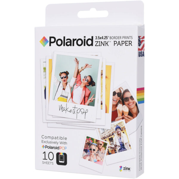 Polaroid 3.5 x 4.25" ZINK Photo Paper (10 Sheets)