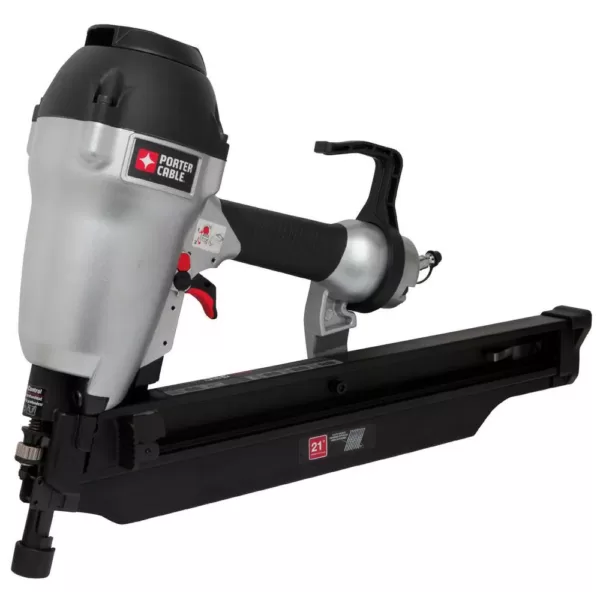 Porter-Cable Pneumatic 21-Degree 3-1/2 in. Full Round Framing Nailer with 0-Degree Mini Impact Palm Nailer