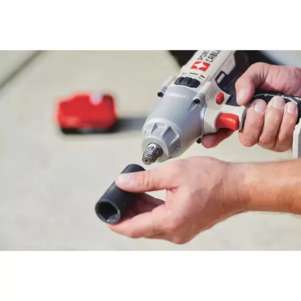 Porter-Cable 20-Volt MAX Lithium-Ion Cordless 1/2 in. Hog Ring Impact Wrench with 4.0 Ah Battery