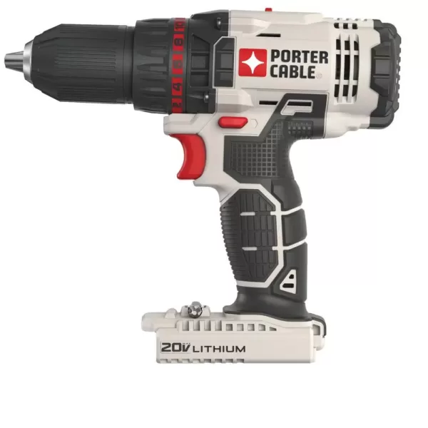 Porter-Cable 20-Volt MAX Lithium-Ion Cordless 1/2 in. Drill/Driver with 2 Batteries 1.3 Ah and Charger