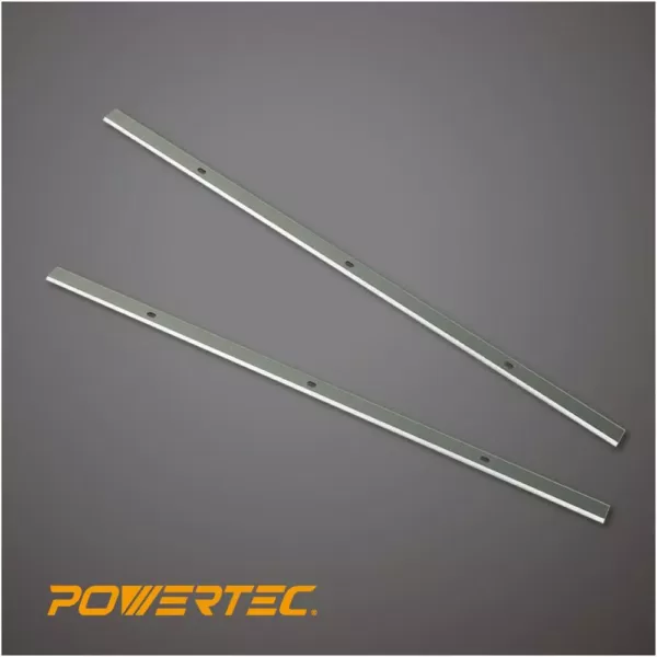 POWERTEC 13 in. HSS Replacement Planer Blades for the Delta Planer 22-549, 22-555, 22-580 and Grizzly G0689 (Set of 2)