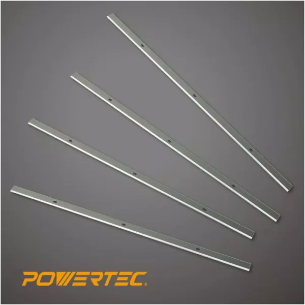 POWERTEC 13 in. HSS Replacement Planer Blades for Delta Planer 22-549, 22-555, 22-580 and Grizzly G0689 4-Knives (2-Sets)
