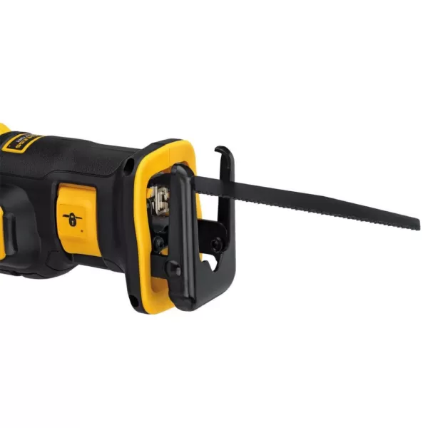 DEWALT 20-Volt MAX Li-Ion Cordless Brushless Compact Reciprocating Saw w/ 20-V 1/2 in. Impact Wrench with Detent Pin(Tool-Only)