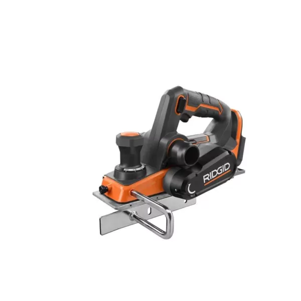 RIDGID 18-Volt OCTANE Cordless Brushless 3-1/4 in. Hand Planer with 18-Volt Lithium-Ion 4.0 Ah Battery and Charger Kit