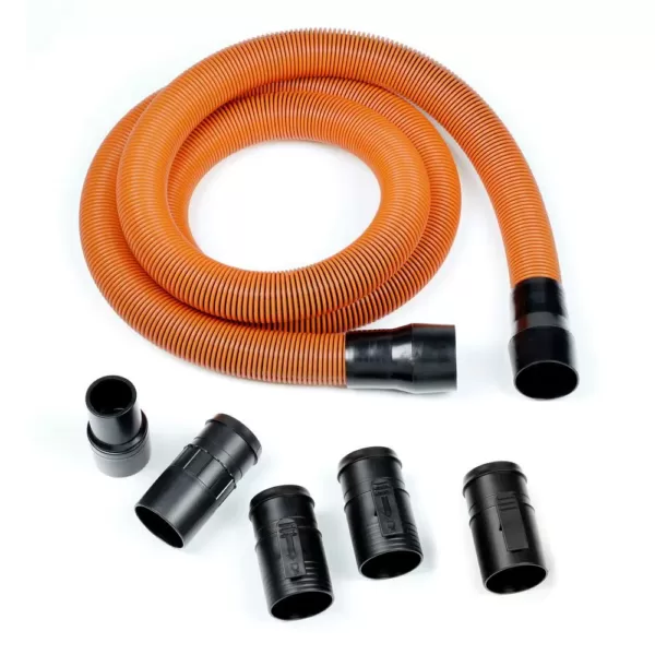 RIDGID 1-7/8 in. x 10 ft. Pro-Grade Locking Vacuum Hose Kit for RIDGID Wet/Dry Shop Vacuums