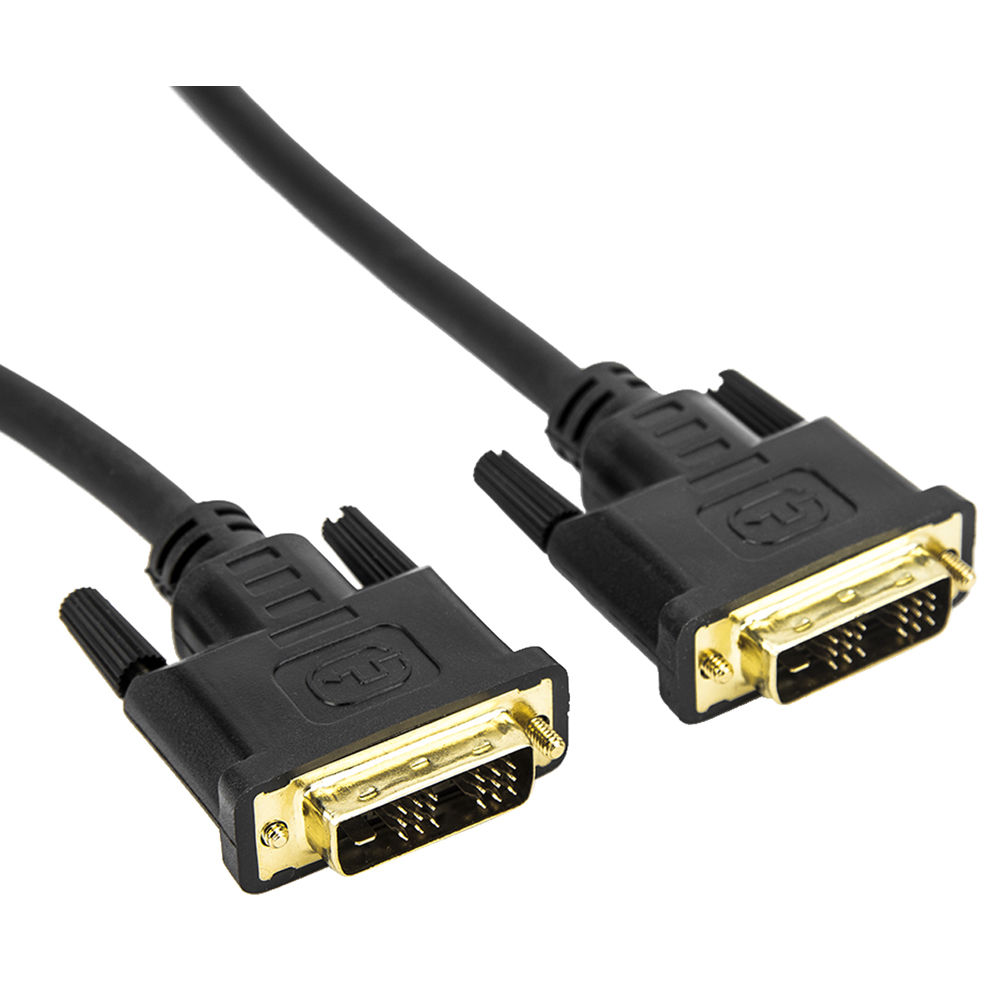 Rocstor Rocpro DVI-D Single-Link Male Cable (3', Black)