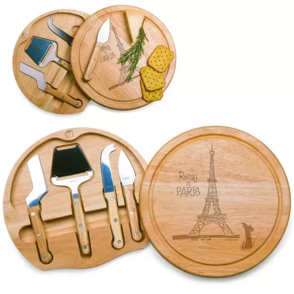 TOSCANA 10.2 in. Ratatouille Circo Cheese Board and Tools Set