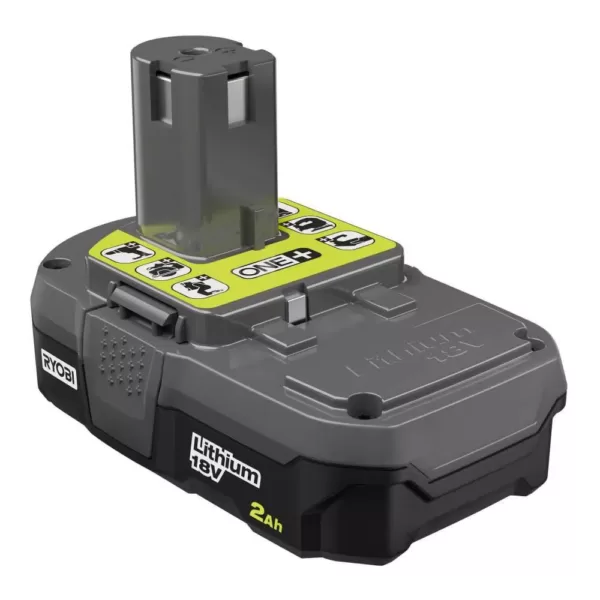 RYOBI 18-Volt ONE+ Cordless 1/4 Sheet Sander with Dust Bag with 2.0 Ah Battery and Charger Kit