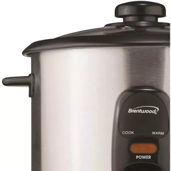 Brentwood Appliances 5-Cup Silver Rice Cooker