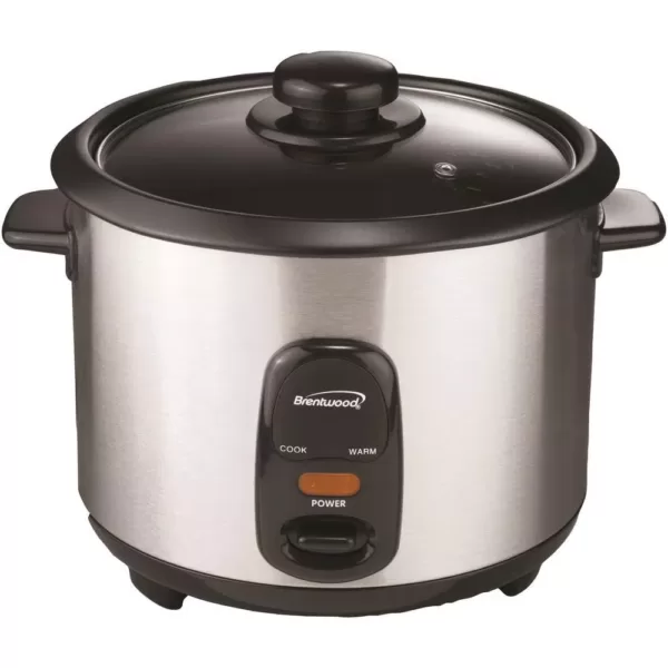 Brentwood Appliances 5-Cup Silver Rice Cooker