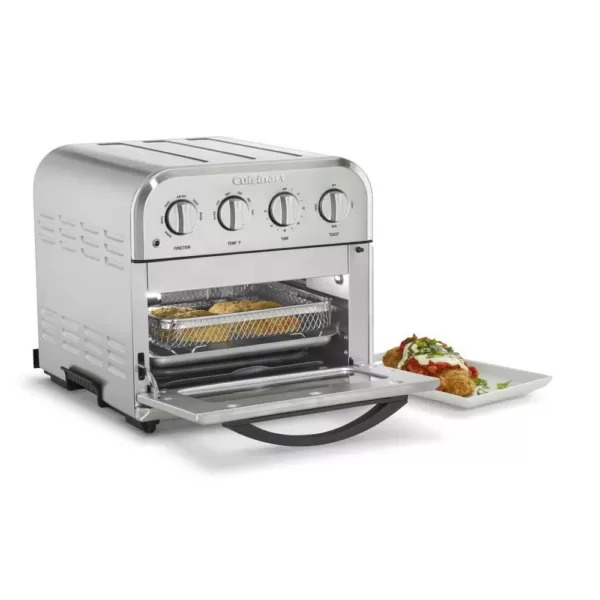 Cuisinart Compact 1.2 qt. Silver Airfryer Toaster Oven