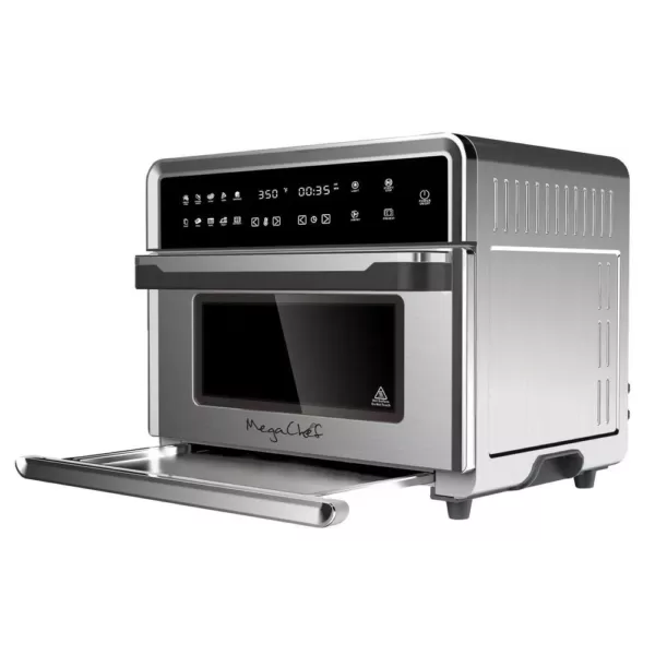 MegaChef 1800 W 10-in-1 Countertop Stainless Steel Multi-function Toaster Oven