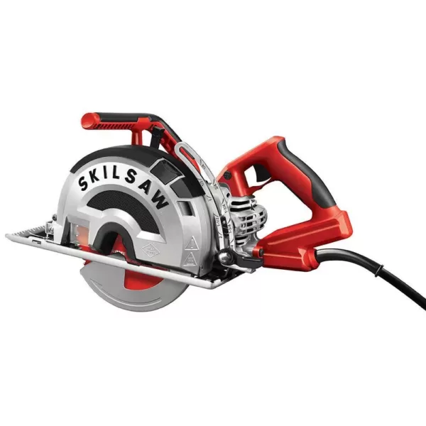 SKILSAW 15 Amp Corded Electric 8 in. OUTLAW Worm Drive Saw for Metal with 42-Tooth Diablo Cermet-Tipped Blade