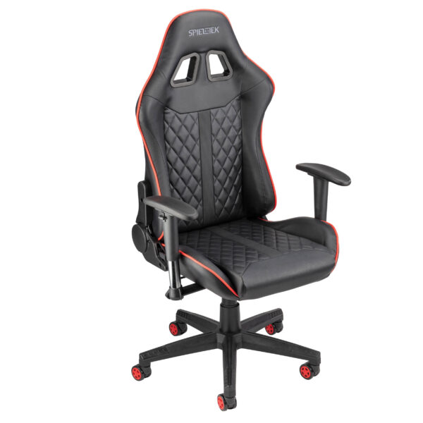 Spieltek 100 Series Gaming Chair (Black & Red)