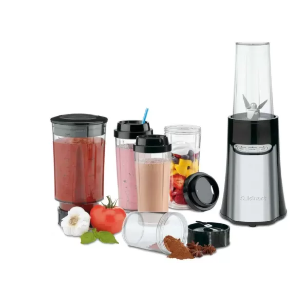 Cuisinart SmartPower 32 oz. 3-Speed Stainless Steel Compact Blender with Plastic Jar