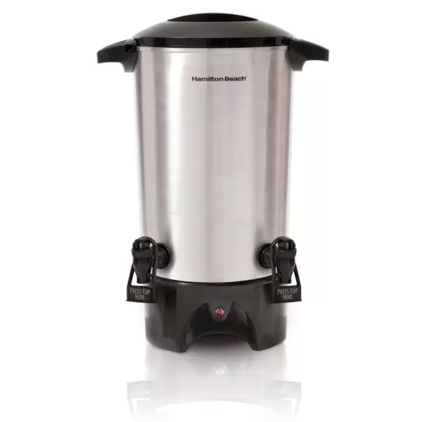 Hamilton Beach 45-Cup Stainless Steel Coffee Urn with Dual Spout