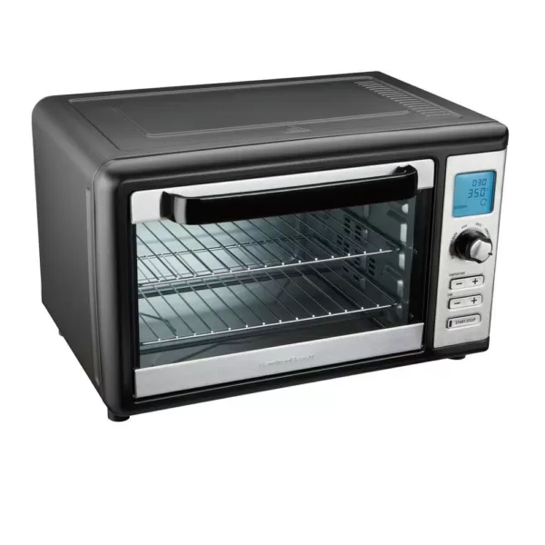 Hamilton Beach 1500 W 6-Slice Stainless Steel Digital Countertop Oven with Convection and Rotisserie
