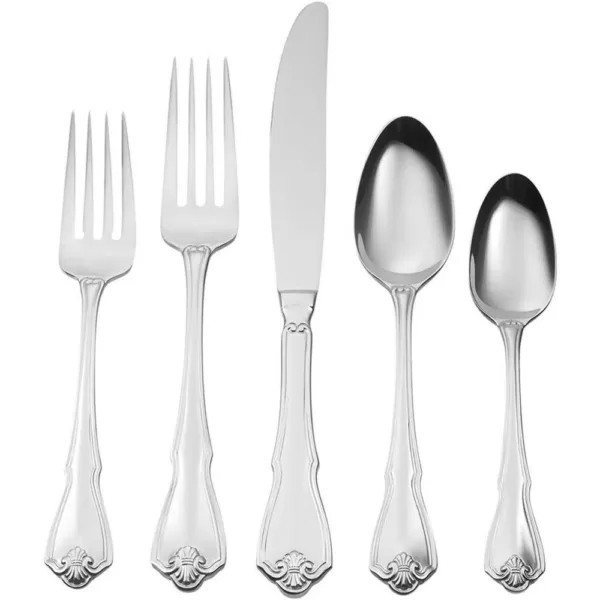 Oneida Pinta 45-Piece Silver 18/0 Stainless Steel Flatware Set (Service for 8)