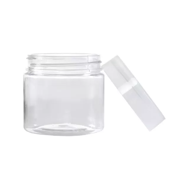 Stalwart 2 oz. Clear Plastic Jar with Foam Liner (6-Pack)
