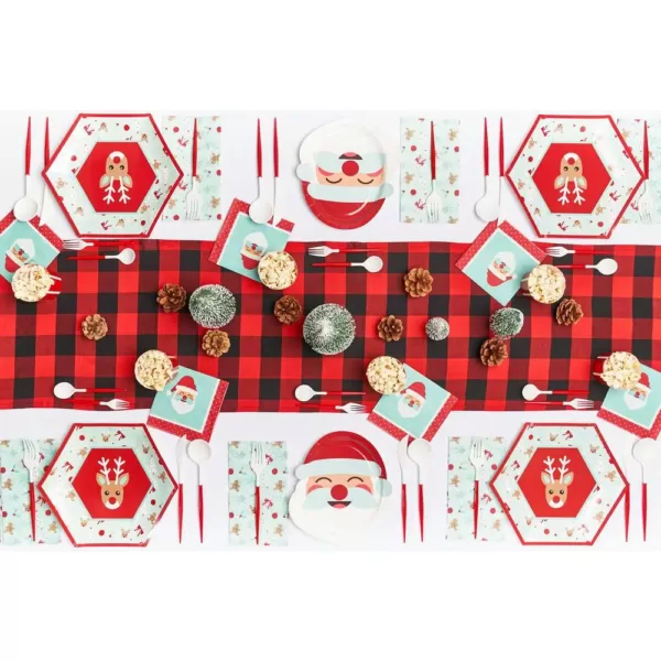 Sugar Plum Party Lunch Napkin Holly Jolly (32-Piece)
