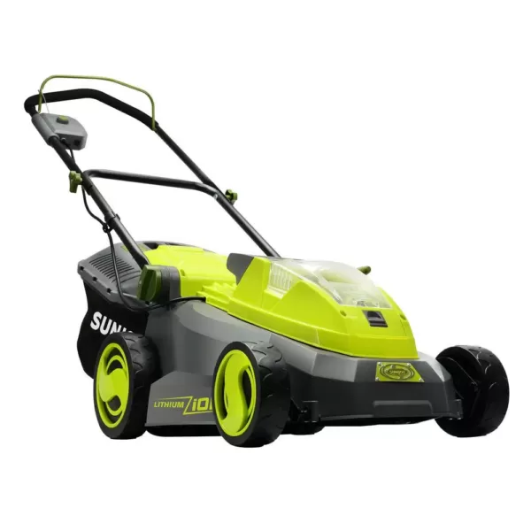 Sun Joe 16 in. 40-Volt Cordless Battery Walk Behind Push Mower Kit with 4.0 Ah Battery + Charger