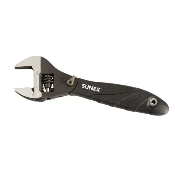 SUNEX TOOLS 8 in. Ratcheting Adjustable Wrench