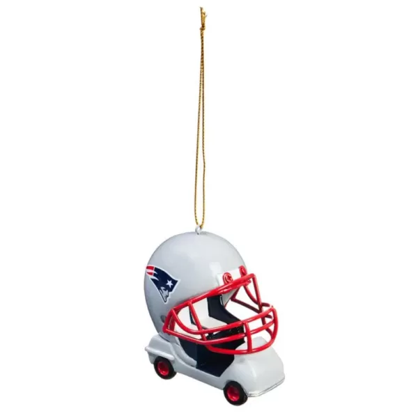 Team Sports America New England Patriots 3 in. NFL Field Car Christmas Ornament