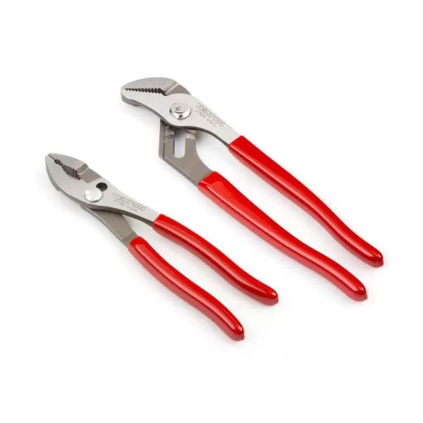 TEKTON 8, 10 in. Slip Joint and Groove Joint Pliers Set (2-Piece)