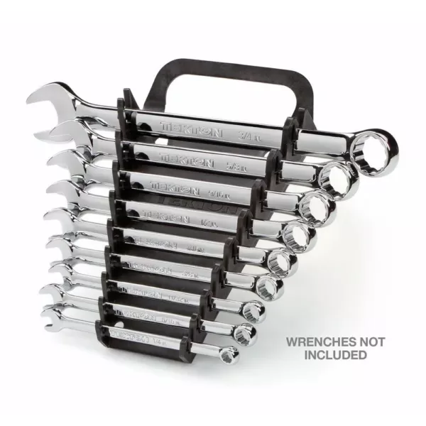TEKTON 5 in. 9-Tool Store-and-Go Wrench Rack Keeper in Black