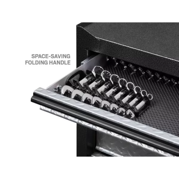 TEKTON 2.3 in. 8-Tool Store-and-Go Stubby Wrench rack Keeper in Black