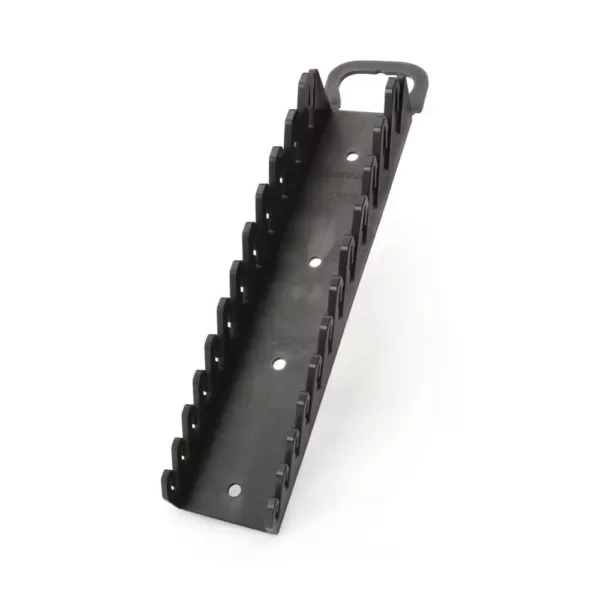 TEKTON 2.3 in. 12-Tool Store-and-Go Stubby Wrench Rack Keeper in Black
