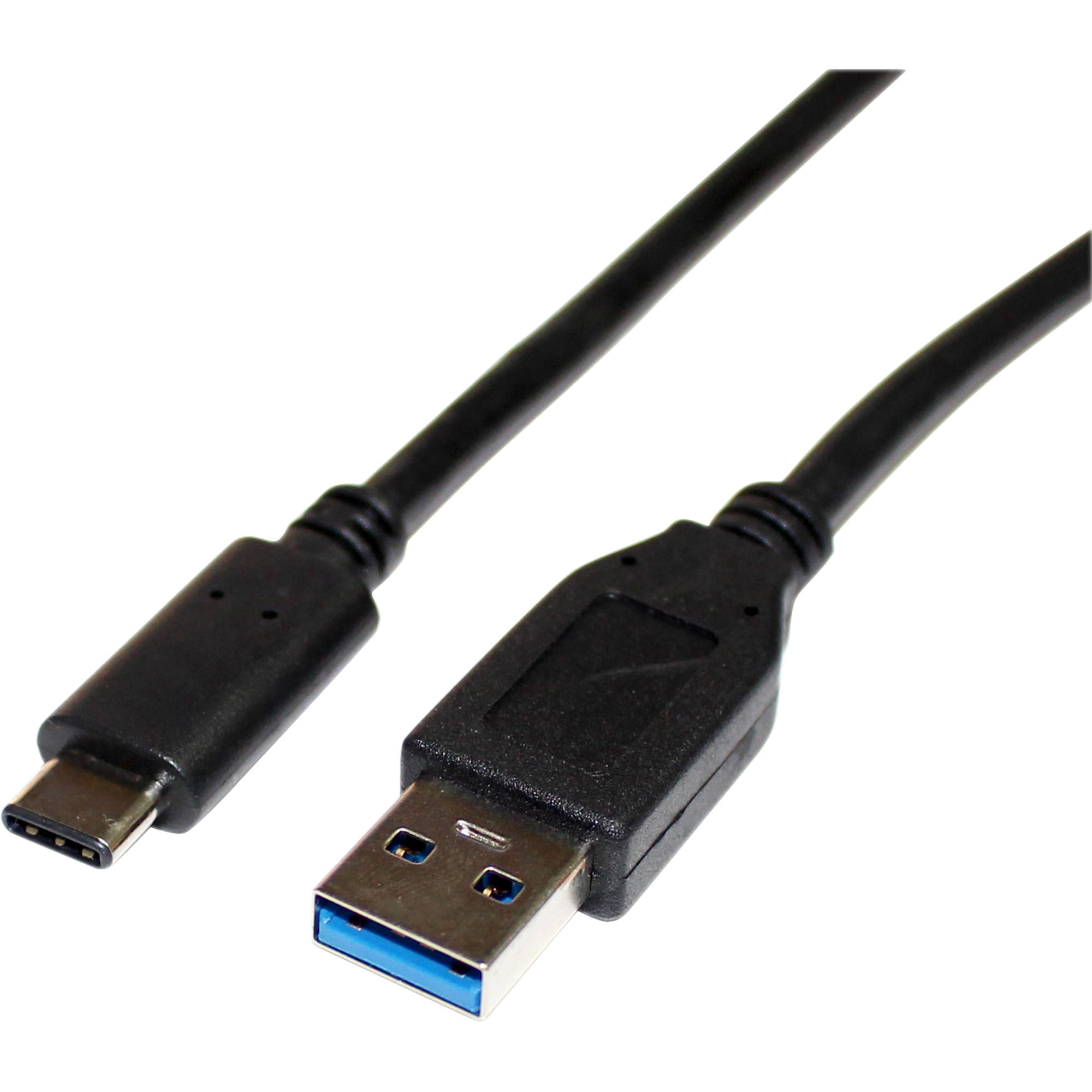 Tera Grand USB 3.1 Gen 2 Type-C to Type-A Charge and Sync Cable (3', Black)